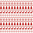 Christmas Nordic Seamless Pattern