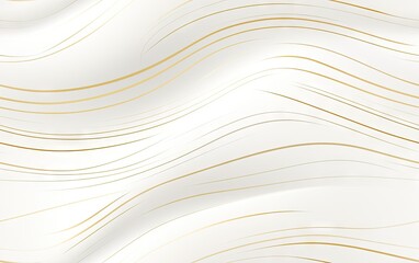 Wall Mural - Golden lines seamless pattern on a white background. invitation background.