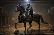 Dark Knight the horse rider