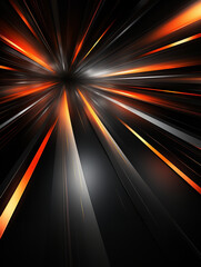 Wall Mural - Speed lights black, orange and grey background