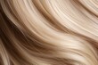 © MH - Blond Hair very closeup view, hair closeup shoot, Women's long blonde hair. Beautifully styled wavy shiny curls