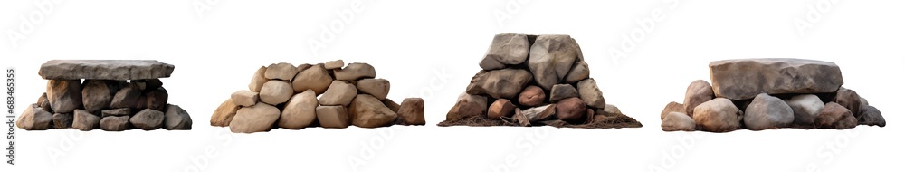 Simple Stone altar - set of various stone altars - various models from ...