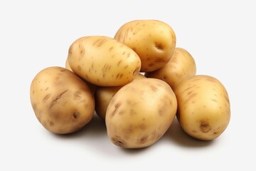 Poster - A pile of potatoes sitting on top of each other. Versatile image that can be used for various cooking and food-related themes