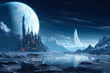 Europa's Chilling Marvel: Research Station Amidst Ice