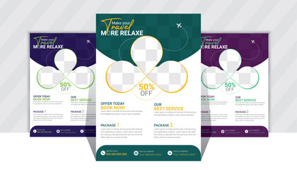 Business flyer design redy for print