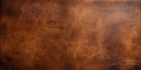 Wall Mural - Distressed brown leather texture