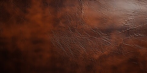 Wall Mural - Distressed brown leather texture