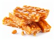 Experience the Crunch: Indulge in Deliciously Crafted Sliced Peanut Brittle Bars! Generative AI
