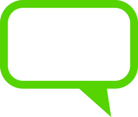Poster - blank speech bubble chat cloud message symbol element icon with empty space for text. vector image.