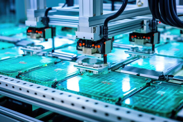Poster - Robot machine equipment manufacture technology industrial