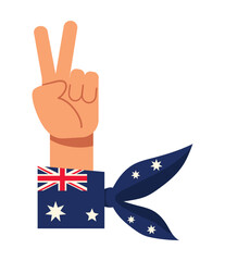 Poster - australia day flag country