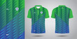 blue and green polo sport sublimation jersey template