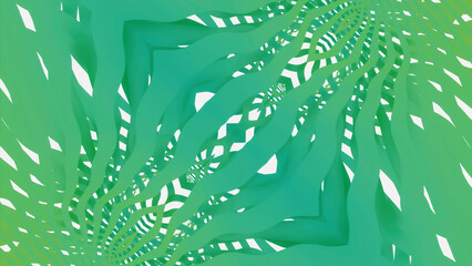 Poster - Rows and rows of colorful stripes rippling. Design. Colorful wave gradient animation with spreading oval shapes.