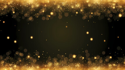 Luxurious golden glitter, golden glitter confetti abstract background poster web page PPT, abstract art background
