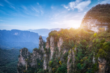 Wall Mural - China Zhangjiajie Natural Mountain scenery scenery