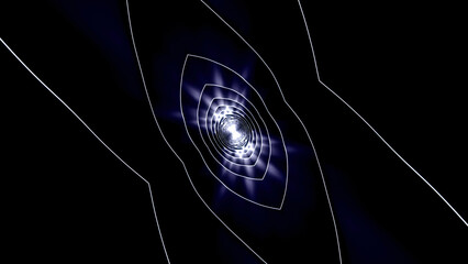 Poster - Abstract cosmic galaxy background. Design. Geometry lines and far galaxy with shining stars.