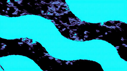 Poster - Colorful abstract waving lines backdrop. Motion. Contrasting colors waving animation background.