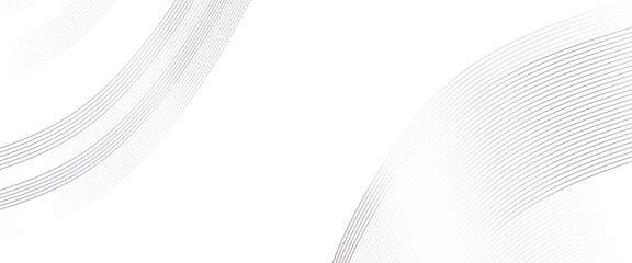 Poster - Vector abstract gray pattern of lines wave Transparent  background, stripe pattern white line background.