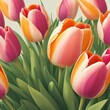 tulips background