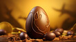 Delicious egg chocolate, Easter, Easter, holiday decoration material, PPT background
