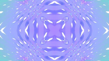 Poster - Moving geometric pattern with kaleidoscopic lines. Design. Geometric pattern with wavy ribbon lines. Ribbon changing pattern in kaleidoscope style