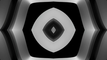 Poster - Hypnotic animation with moving abstract rings. Design. Flat bands of rings moving in hypnotic animation. Moving layers of rings in hypnotic moving and pulsating rhythm