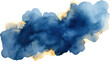 blue gold watercolor background