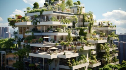 The future of construction sites: added ecological value through building decoration, balconies