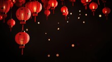 Red Chinese New Year Lantern Design