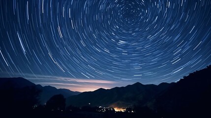 Canvas Print - a night sky with stars