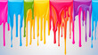 Background colored dripping paint
