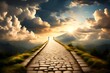 the way to heaven, the concept of enlightenment and spirituality,hd.  