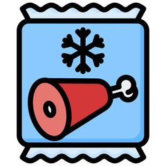 Poster - Frozen Outline Color Icon