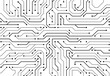 High-tech technology background texture. Circuit board vector illustration
