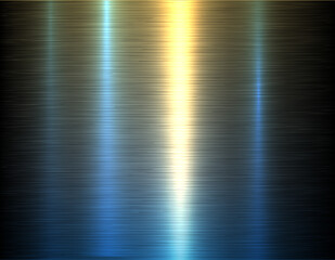 Silver metallic texture with brushed metal pattern, shiny steel industrial and technology background.