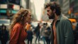 © olgaberazovik - man and woman arguing on the street
