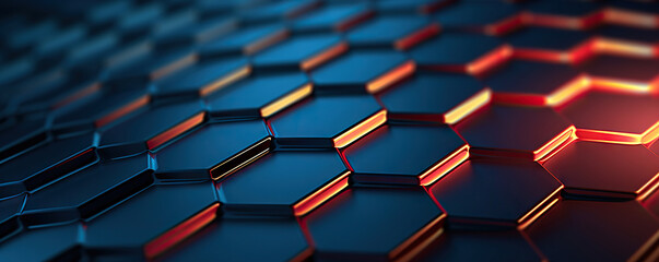 Poster - abstract technology geometrical background. ideal for neural network, cybersecurity, data stream, da