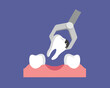 © Heena_Rajput - Tooth is removed by forceps Tooth extraction Teeth Treatment and Dental Care