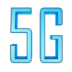 Poster - Blue 3d text 