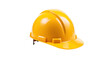 © Jyoti - Yellow hard hat isolated on white background, Generative ai.