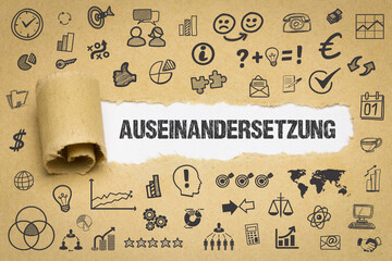 Auseinandersetzung	