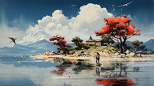 "Serene Reflections"
Peaceful Interlude In A Timeless Landscape