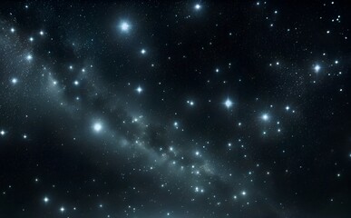 Wall Mural - Dark starry night sky wallpaper.