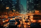 Fototapeta  - traffic at night