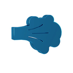 Poster - Blue Paint spray icon isolated on transparent background.