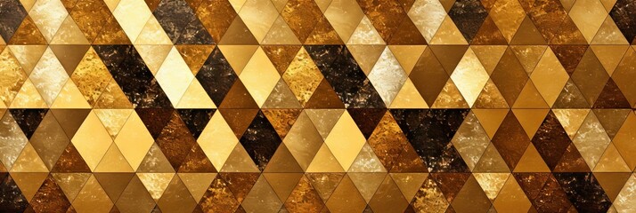 Wall Mural - Abstract gold metallic, foil with geometry, lines material background, wallpaper texture. Great as banner, luxury product cover, happy new year postcard.