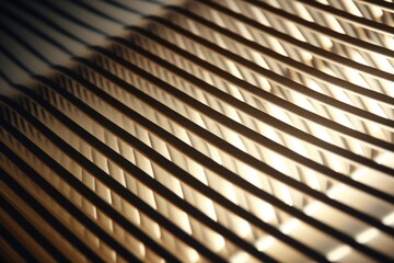 Poster - A detailed close-up view of a metal structure. This image can be used to showcase industrial design, construction projects, or architectural elements.