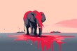 Poster design to create awareness about animal cruelty on elephants