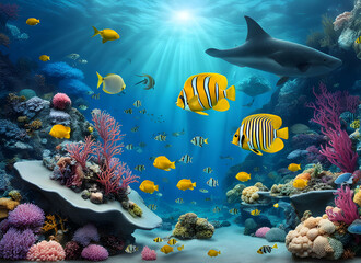 Beautiful view of the underwater world