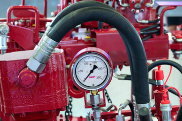 Aufkleber - Industrial high pressure equipment in the gas industry